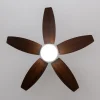 Imagen 5 Ventilador de techo de 42” con motor de 53 W, luz LED 15 W y diseño White&DarkWood. Incluye mando a distancia, temporizador y función verano/invierno.