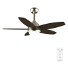 Ventilador de techo EnergySilence Aero 4200 GoldDarkWood con luz LED y mando a distancia