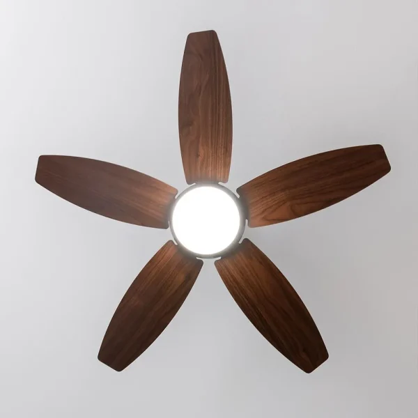 Imagen 6 Ventilador de techo 42” EnergySilence Aero 4200 Black&DarkWood. Motor 53W, luz LED 15W, mando a distancia y temporizador. Diseño elegante y silencioso.