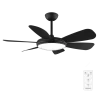 Ventilador de techo negro EnergySilence Aero 5200 Black Pro con aspas aerodinámicas
