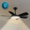 Imagen 5 Ventilador de techo EnergySilence Aero 5200 Black Pro con motor DC de 35 W. 52 pulgadas, 3 aspas, mando a distancia y función verano/invierno para el hogar.