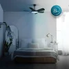 Imagen 7 Ventilador de techo EnergySilence Aero 5200 Black Pro con motor DC de 35 W. 52 pulgadas, 3 aspas, mando a distancia y función verano/invierno para el hogar.