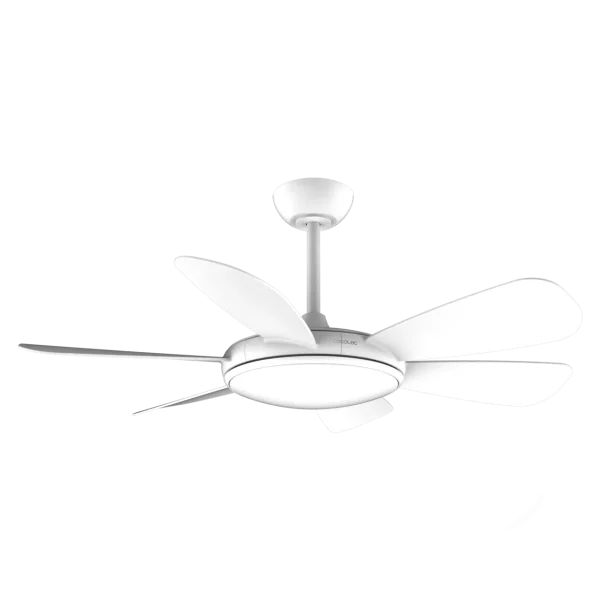 Imagen 5 Ventilador de techo Cecotec EnergySilence Aero 5200 White Pro de 52 pulgadas. Motor DC de 35 W, silencioso, mando a distancia y función verano/invierno.