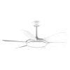 Imagen 8 Ventilador de techo Cecotec EnergySilence Aero 5200 White Pro de 52 pulgadas. Motor DC de 35 W, silencioso, mando a distancia y función verano/invierno.