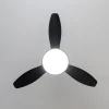 Imagen 5 Ventilador de techo con motor DC de 35 W y luz LED. Silencioso, 48 pulgadas, 6 velocidades, mando a distancia y función verano/invierno para climatización.