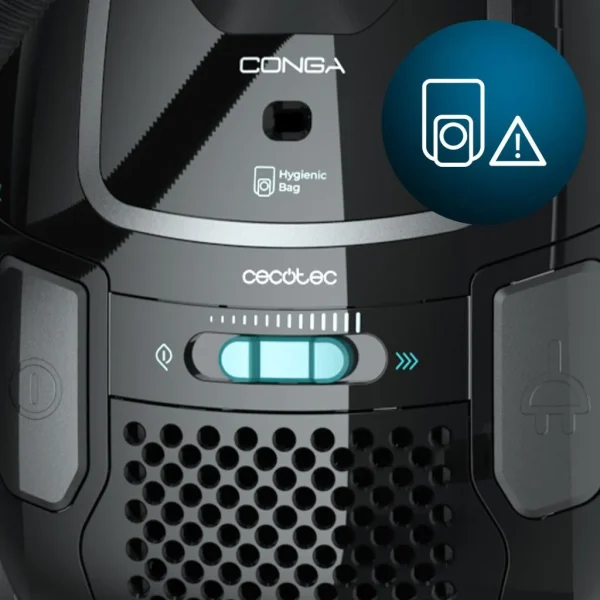 Imagen 4 Aspirador de trineo con bolsa Conga Powerbag 4000 XL de 890 W. Depósito de 4 L, filtro de alta eficiencia y accesorios para muebles y esquinas.