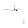 Ventilador de techo EnergySilence Aero 5295 White con luz LED encendida y aspas blancas