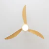 Imagen 5 Ventilador de techo de 54 pulgadas con motor DC de 40 W, luz LED integrada y diseño WhiteWood. Silencioso, eficiente y con temporizador programable.