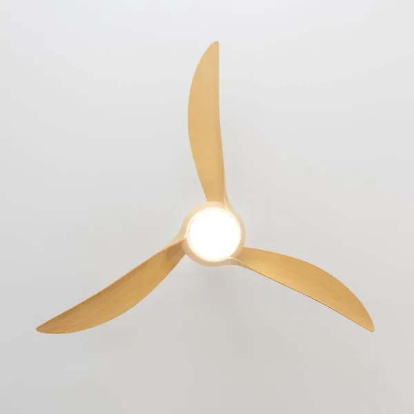 Imagen 5 Ventilador de techo de 54 pulgadas con motor DC de 40 W, luz LED integrada y diseño WhiteWood. Silencioso, eficiente y con temporizador programable.