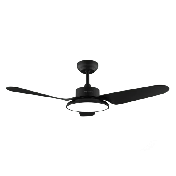 Imagen 2 Ventilador de techo EnergySilence con motor DC de 40 W y luz LED. 43 pulgadas, 6 velocidades, temporizador, mando a distancia y función verano/invierno.