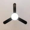 Imagen 5 Ventilador de techo EnergySilence con motor DC de 40 W y luz LED. 43 pulgadas, 6 velocidades, temporizador, mando a distancia y función verano/invierno.