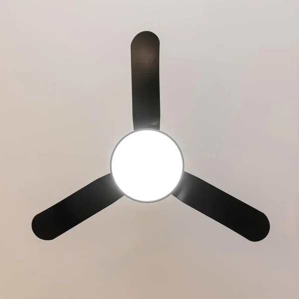 Imagen 5 Ventilador de techo EnergySilence con motor DC de 40 W y luz LED. 43 pulgadas, 6 velocidades, temporizador, mando a distancia y función verano/invierno.