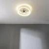 Imagen 3 Ventilador de techo con motor DC silencioso, luz LED 45W y mando a distancia. Diseño natural, 5 aspas y sistema de inversión de giro para verano e invierno.