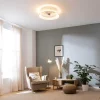 Imagen 4 Ventilador de techo con motor DC silencioso, luz LED 45W y mando a distancia. Diseño natural, 5 aspas y sistema de inversión de giro para verano e invierno.