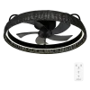 Ventilador de techo EnergySilence LampAero 600 Black Design con luz LED y motor DC