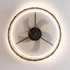 Imagen 5 Ventilador de techo EnergySilence LampAero 600 Black Design con luz LED 45W. Motor DC de 15W, 5 aspas, mando a distancia y función verano/invierno.