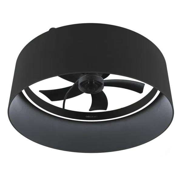 Imagen 2 Ventilador de techo LampAero 650 con motor DC 15 W y luz LED 45 W. Diseño compacto de 17 pulgadas, silencioso, con mando a distancia y función verano/invierno.