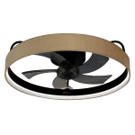 Ventilador de techo EnergySilence LampAero 650 Beige Design con luz LED y aspas ocultas