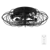 Ventilador de techo Cecotec EnergySilence LampAero 650 Iron Design vista frontal con luz