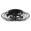 Imagen 2 Ventilador de techo con luz LED y motor DC eficiente de 20 W. Diseño Iron Design, aspas ocultas, mando a distancia y función inversa verano-invierno.