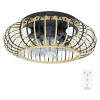 Ventilador de techo EnergySilence LampAero 600 Natural Wood con luz LED y motor DC vista frontal