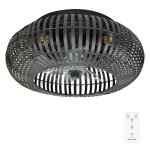 Ventilador de techo EnergySilence LampAero 600 Natural DarkWood con luz LED y acabado madera oscura