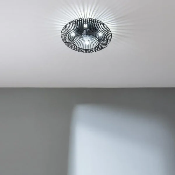Imagen 3 Ventilador de techo EnergySilence LampAero 600 Natural DarkWood con motor DC, luz LED regulable y mando a distancia. Diseño compacto y silencioso para el hogar.