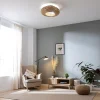 Imagen 4 Ventilador de techo con luz LED y diseño en ratán. Motor DC 20 W, 5 aspas ocultas, 3 velocidades, mando a distancia y función verano-invierno.