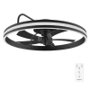 Ventilador de techo EnergySilence LampAero 650 FlowLight con luz LED y motor DC vista frontal