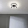 Imagen 3 Ventilador de techo con motor DC silencioso y luz LED de 45W. Diseño compacto de 17 pulgadas, 3 velocidades, temporizador y función verano/invierno.