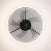 Imagen 5 Ventilador de techo con motor DC silencioso y luz LED de 45W. Diseño compacto de 17 pulgadas, 3 velocidades, temporizador y función verano/invierno.