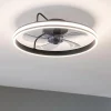 Imagen 6 Ventilador de techo con motor DC silencioso y luz LED de 45W. Diseño compacto de 17 pulgadas, 3 velocidades, temporizador y función verano/invierno.
