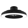 Imagen 2 Ventilador de techo con luz LED de 40W y motor DC silencioso. Diseño InsideBlack con aspas ocultas, 3 velocidades, mando a distancia y función verano/invierno.
