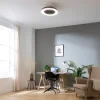 Imagen 4 Ventilador de techo con luz LED de 40W y motor DC silencioso. Diseño InsideBlack con aspas ocultas, 3 velocidades, mando a distancia y función verano/invierno.