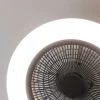 Imagen 7 Ventilador de techo con luz LED de 40W y motor DC silencioso. Diseño InsideBlack con aspas ocultas, 3 velocidades, mando a distancia y función verano/invierno.