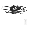 Vista frontal del ventilador de techo EnergySilence LampAero 690 FlowLight con iluminación LED