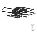 Vista frontal del ventilador de techo EnergySilence LampAero 690 FlowLight con iluminación LED