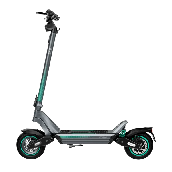Imagen 2 Patinete eléctrico Cecotec Bongo Y45 Connected con 750 W, autonomía de 45 km y doble suspensión. Cumple la normativa VMP. Ideal para movilidad urbana eficiente.