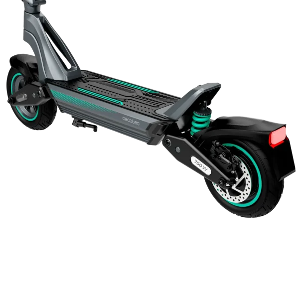 Imagen 3 Patinete eléctrico Cecotec Bongo Y45 Connected con 750 W, autonomía de 45 km y doble suspensión. Cumple la normativa VMP. Ideal para movilidad urbana eficiente.