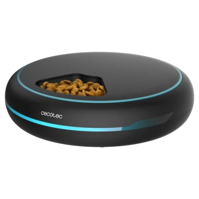 Comedero automático Cecotec Pumba 1600 Purrfect Meal con pantalla LED y 4 secciones independientes