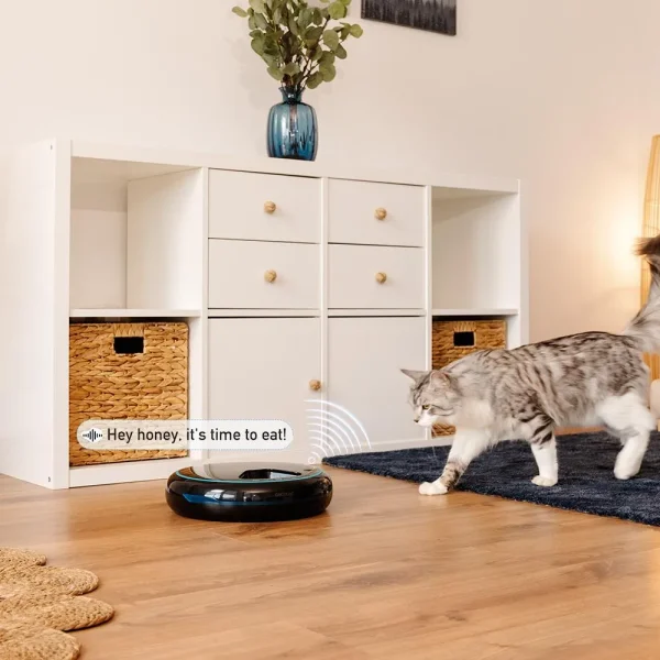 Imagen 8 Cuida la alimentación de tus mascotas con el dispensador automático Cecotec Pumba 1600 Purrfect Meal. Incluye capacidad de 1,6L y cuatro compartimentos.