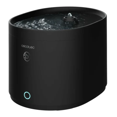 Fuente de agua automática para mascotas Cecotec Pumba 2500 Refresh Smart blanca con capacidad de 2,5 litros y control WiFi