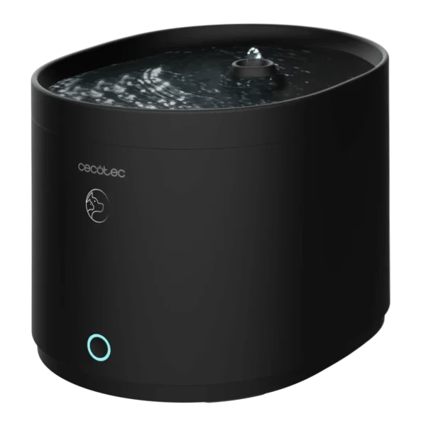 Fuente de agua automática para mascotas Cecotec Pumba 2500 Refresh Smart blanca con capacidad de 2,5 litros y control WiFi