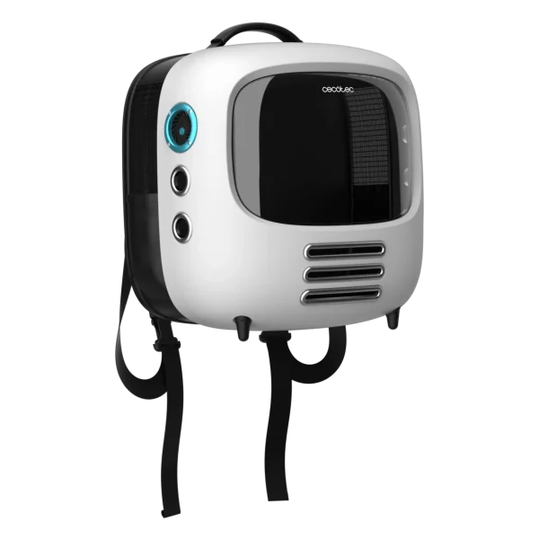 Imagen 4 Transportín para mascotas Cecotec Pumba 1800 Travel Fan. Equipado con sistema de ventilación avanzado y diseño cómodo de 41x42,5x26,5 cm para viajar seguro.