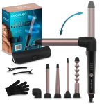 Rizador de pelo multicabezal Cecotec SurfCare MultiWaves con 5 cabezales intercambiables y accesorios de peinado