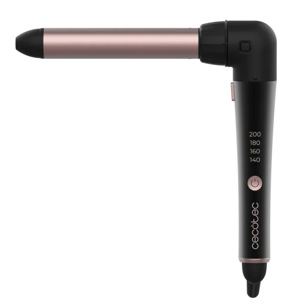 Imagen 2 Rizador multicabezal Cecotec SurfCare MultiWaves con 5 cabezales, diseño ergonómico de 90 grados y revestimiento de turmalina para ondas y rizos profesionales.