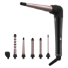 Imagen 4 Rizador multicabezal Cecotec SurfCare MultiWaves con 5 cabezales, diseño ergonómico de 90 grados y revestimiento de turmalina para ondas y rizos profesionales.