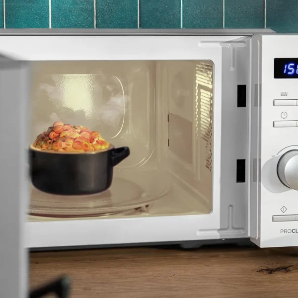 Imagen 4 Microondas Cecotec ProClean 5010 Inverter White de 19 litros. Calienta y descongela de forma uniforme conservando el sabor natural de tus alimentos.