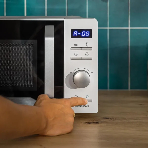 Imagen 7 Microondas Cecotec ProClean 5010 Inverter White de 19 litros. Calienta y descongela de forma uniforme conservando el sabor natural de tus alimentos.