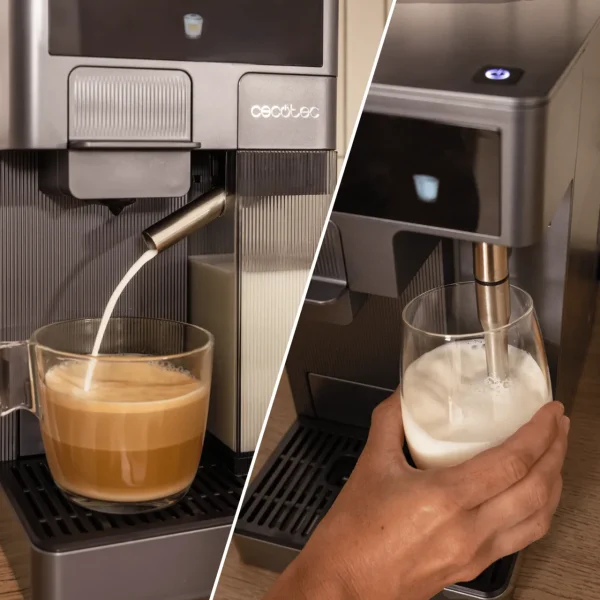 Imagen 7 Cafetera compacta 4 en 1 Cecotec FreeStyle Latte T. Compatible con Nespresso, Dolce Gusto, K-fee y café molido. Incluye tanque de leche para lattes y cappuccinos.